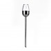 Lilydale 6.3cm LED Solar Open Flame Effect Stake Light, Stainless Steel, GB3