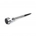 Melbourne 5.5cm White LED Solar Stake Light Stainless Steel Rechargeable Battery Included 