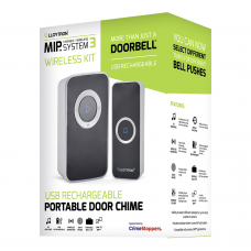 Lloytron MIP3 - 32 Melody Lithium Rechargeable Portable Door Chime Kit