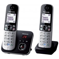 Panasonic KX TG 6822 Dect Phone Twin Pack with Digital Answering Machine